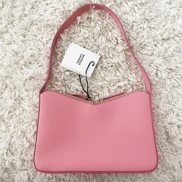 Mansur Gavriel $545 M Frame Baguette NWT Flamingo Pink - Picture 7 of 10